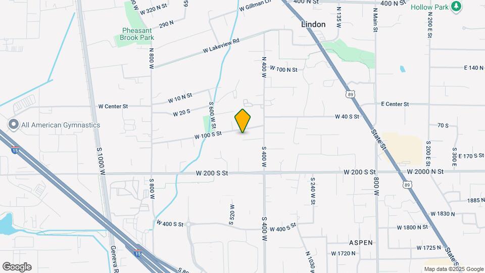 515 W 100 S Map and Location Details