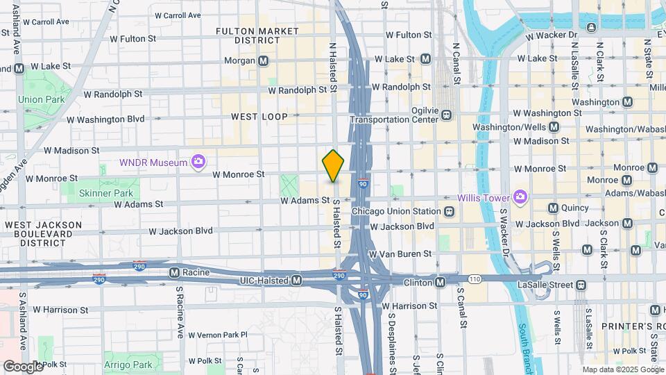 120 S Halsted St Mapa y Detalles de la Ubicación