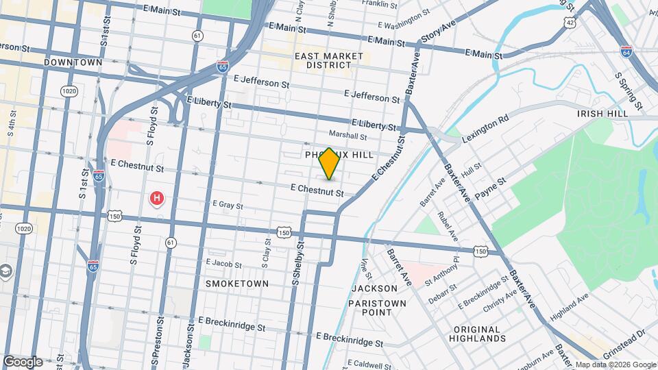 829 E Chestnut St Map and Location Details