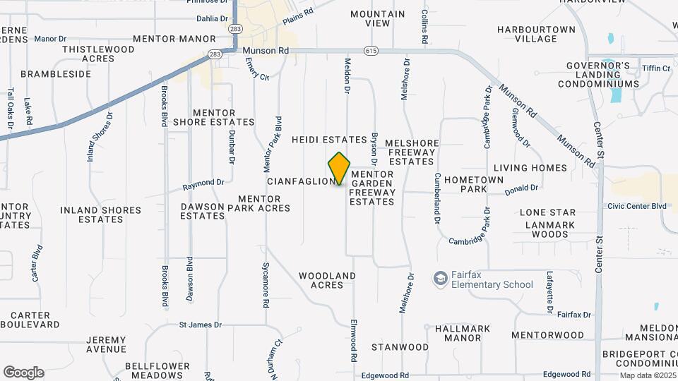 6340 Meldon Dr Map and Location Details