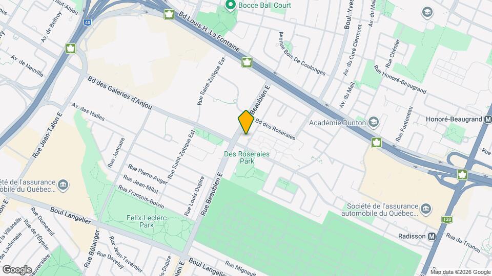 7271 De La Nantaise Av Map and Location Details