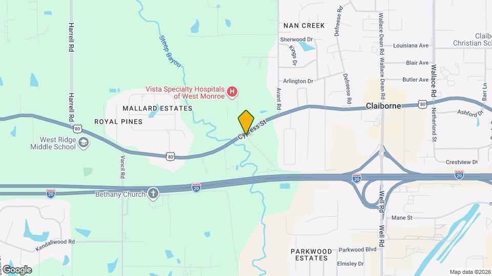 6077 Cypress St, Unit 6077 Cypress Street Map and Location Details