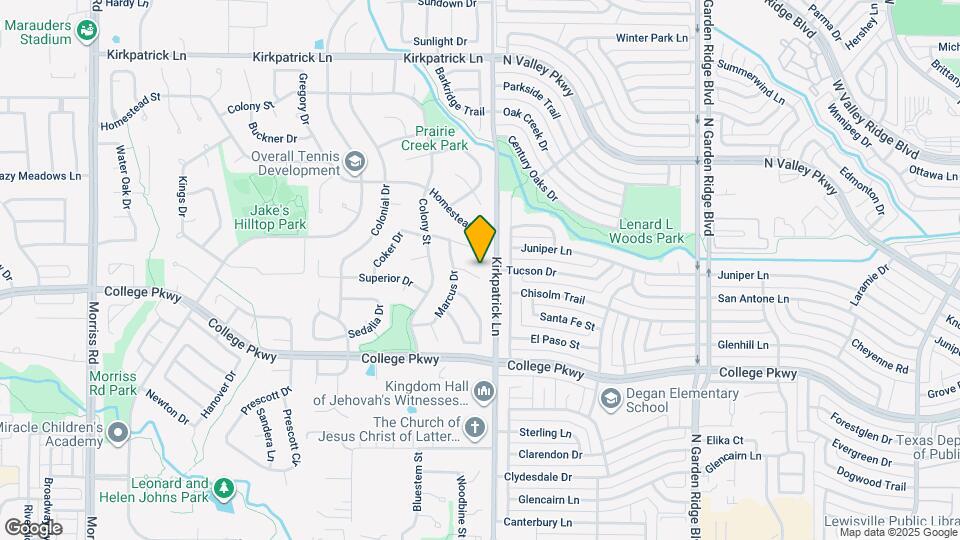 1108 Christie Ct Map and Location Details