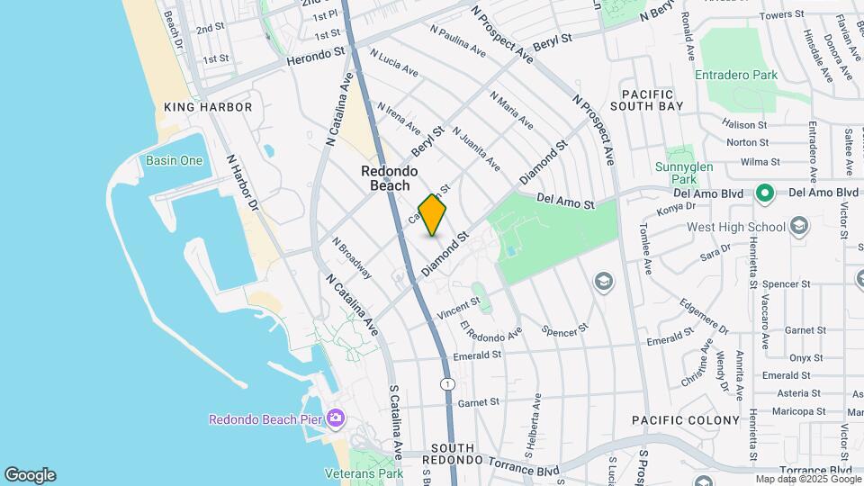 311 N Gertruda Ave, Unit B Map and Location Details