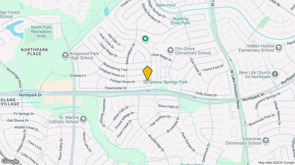 2758 Foliage Green Dr Map and Location Details