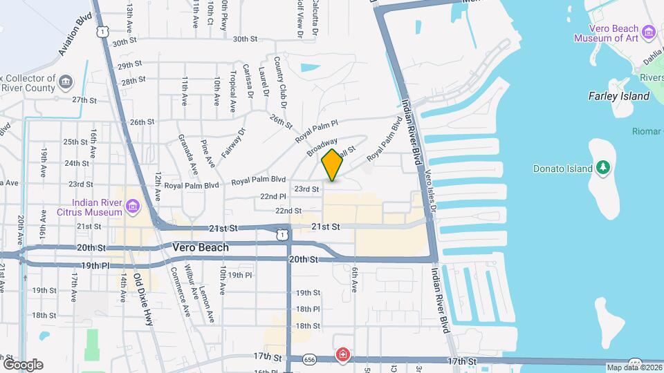 677 Royal Palm Blvd Map and Location Details