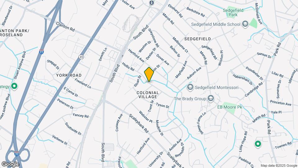 340 Hollis Rd Map and Location Details