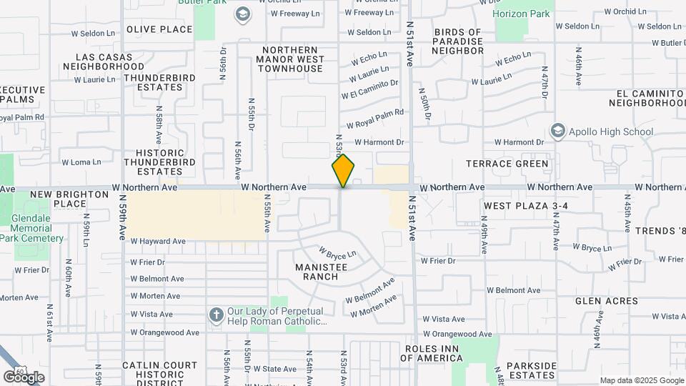 NBA Lifestyles Of Glendale Map and Location Details