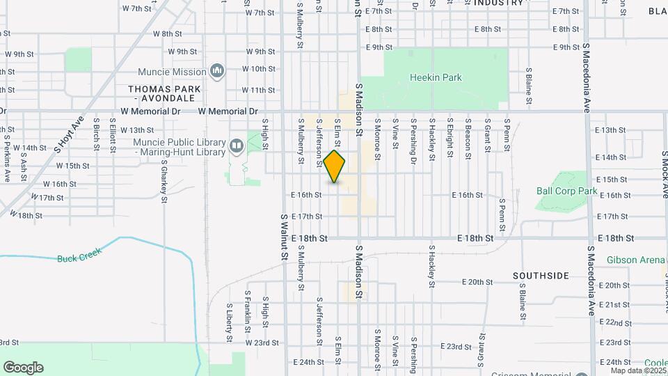 2219 S Elm St Mapa y Detalles de la Ubicación