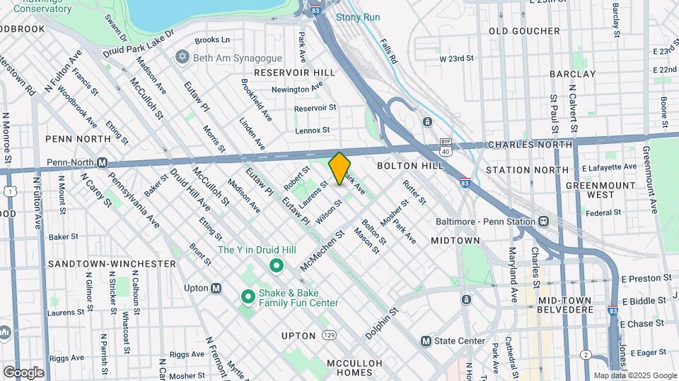 1713 Bolton St Map and Location Details