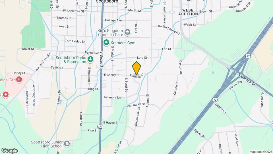 406 Franklin St Map and Location Details