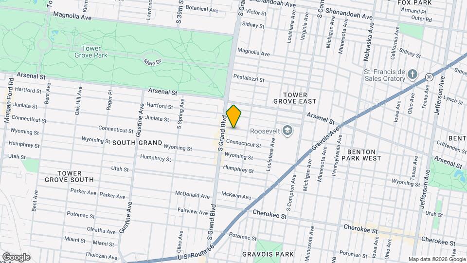 3530 Juniata St Map and Location Details