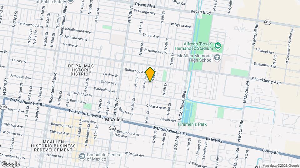 515 N 6th St Mapa y Detalles de la Ubicación