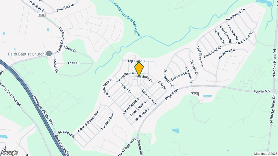 2623 Bonterra Blvd Map and Location Details