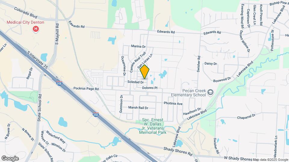 5509 Soledad Dr Map and Location Details