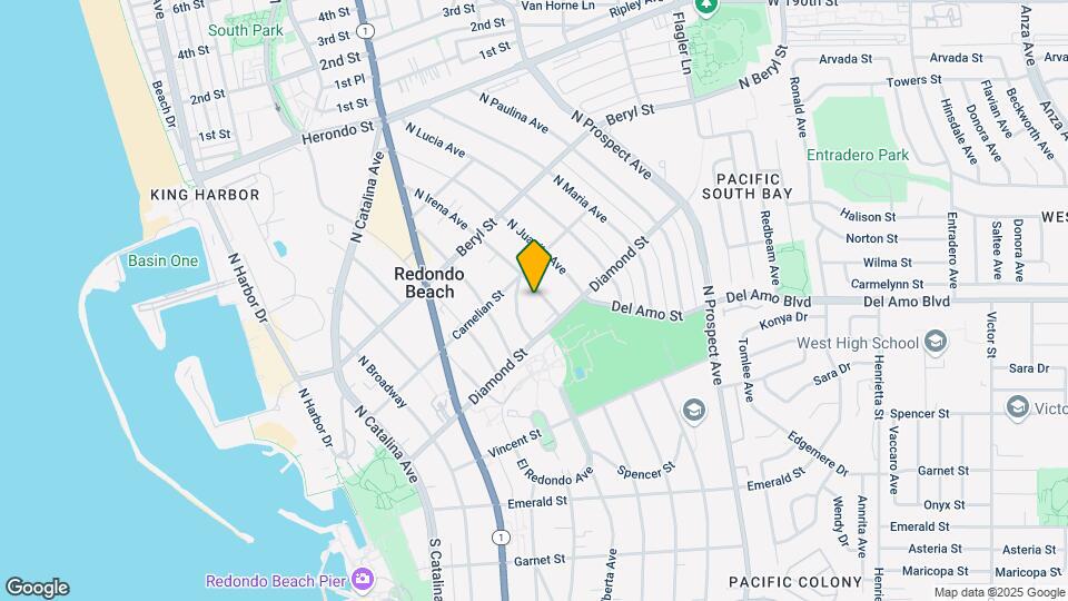 517 N Irena Ave, Unit B Mapa y Detalles de la Ubicación