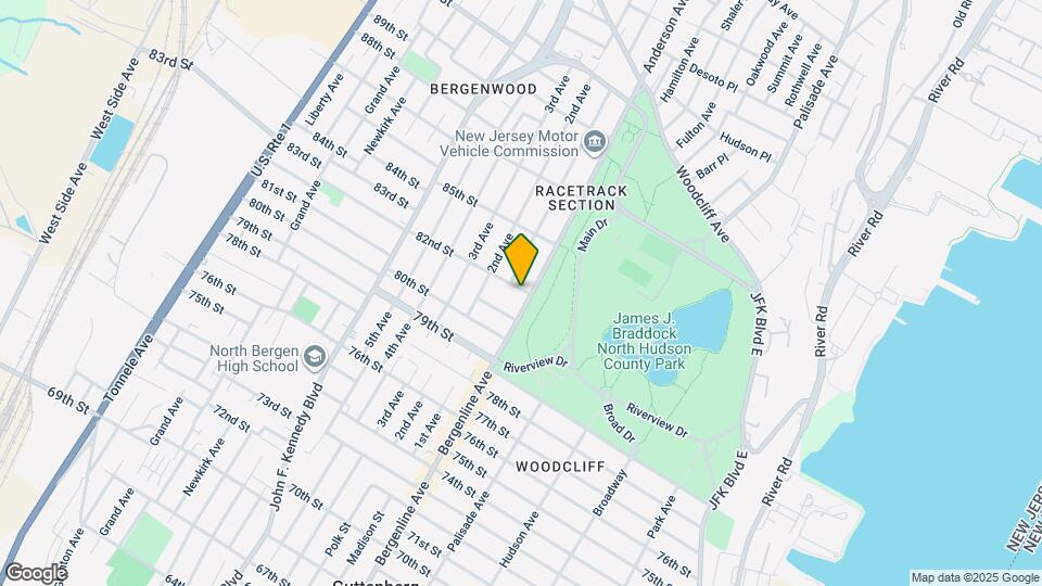 8133 Bergenline Ave, Unit 6C Map and Location Details
