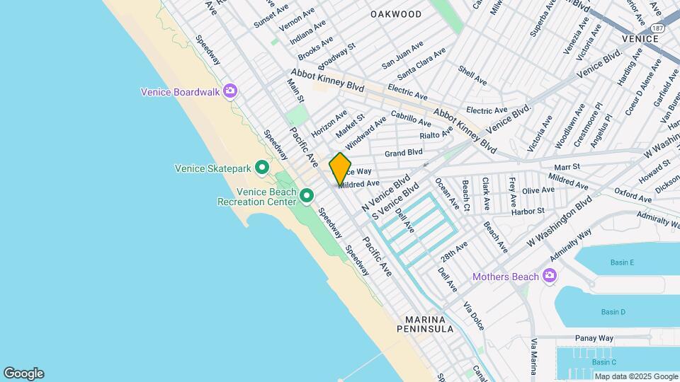 1814 Pacific Ave Mapa y Detalles de la Ubicación