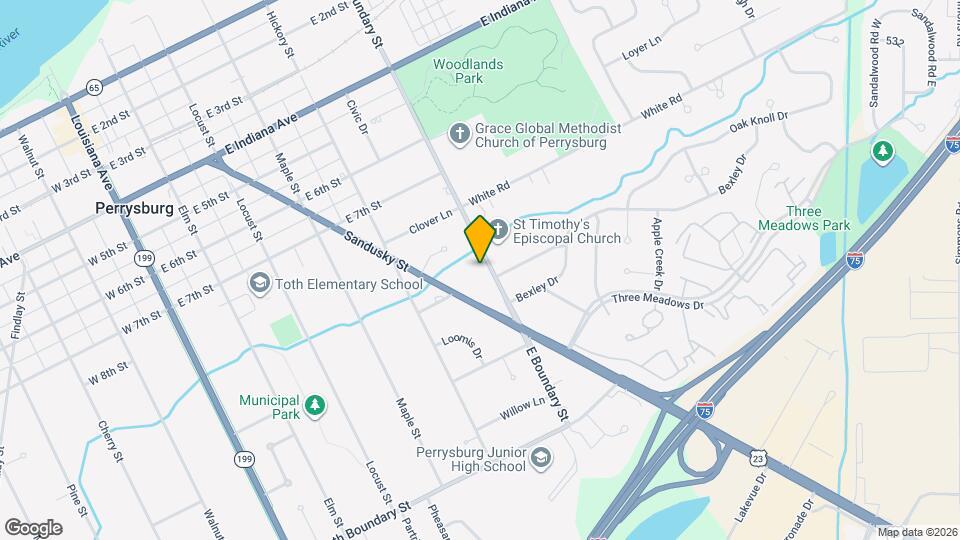 870 E Boundary St Map and Location Details