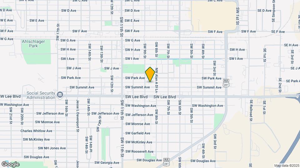 809 SW Summit Ave Map and Location Details