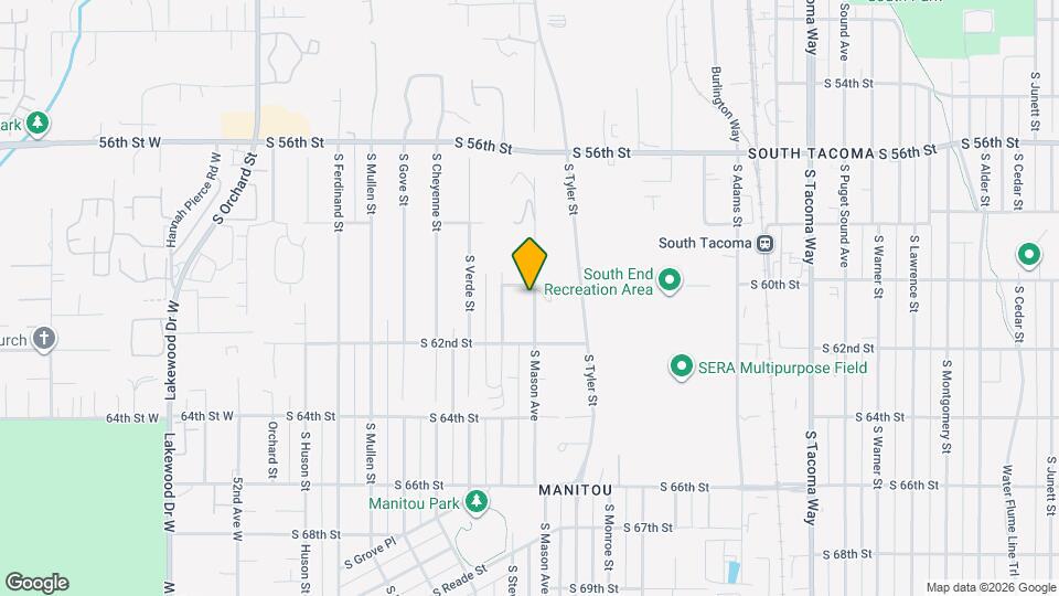 6008 S Mason Ave Mapa y Detalles de la Ubicación