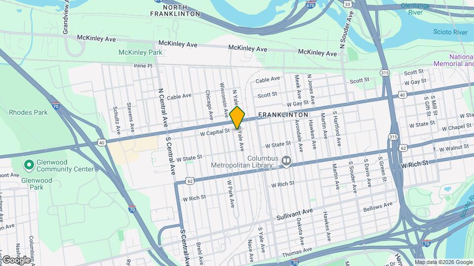 37 S Yale Ave Map and Location Details