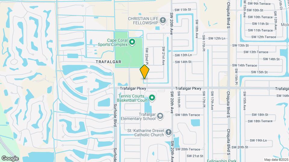 1521 SW 22nd Pl Map and Location Details