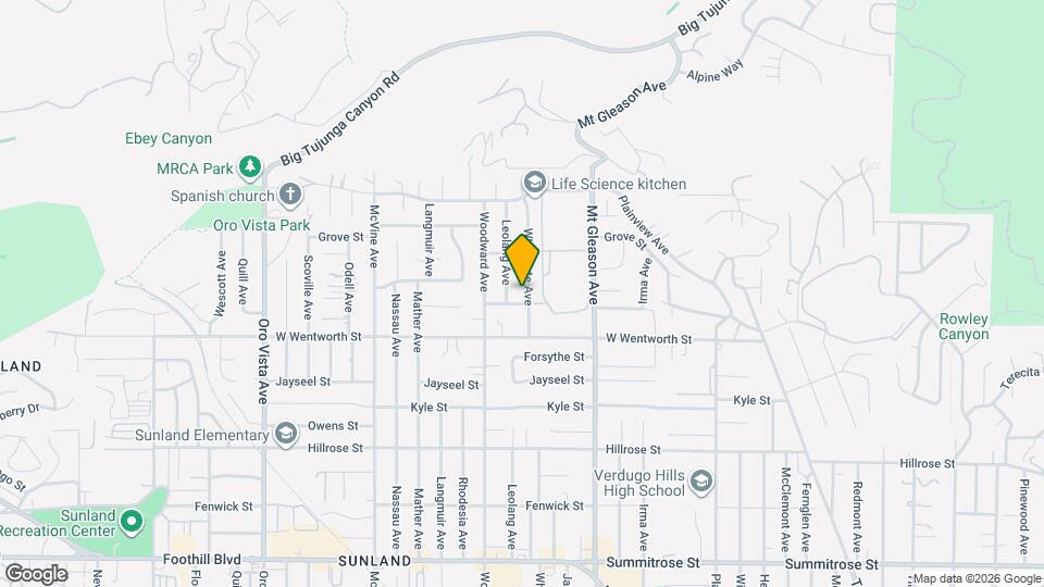 10951 Whitegate Ave Map and Location Details