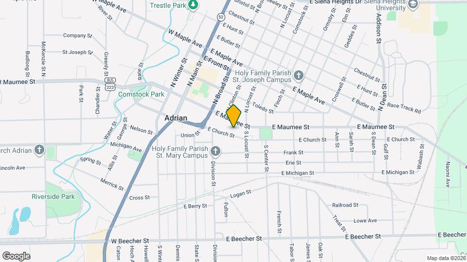 349 E Church St, Unit 349 Map and Location Details