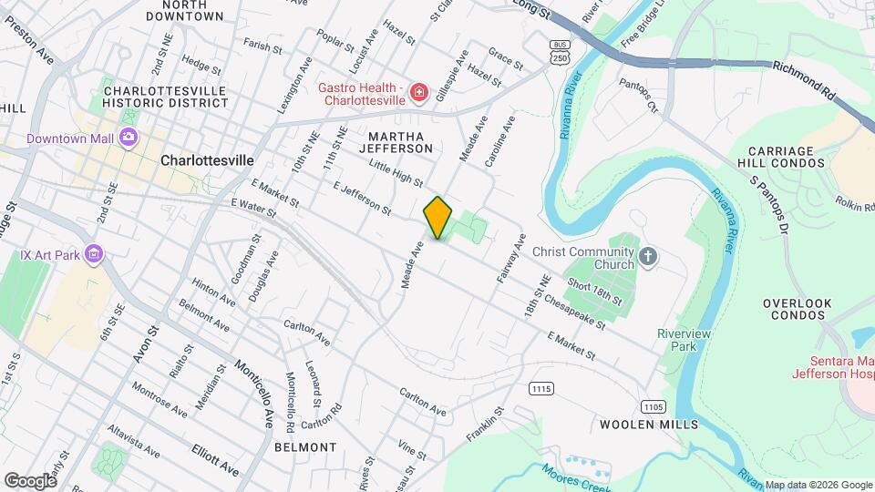 1306 Chesapeake St Map and Location Details