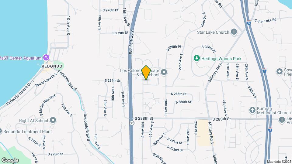 1822 S 284th Ln Map and Location Details