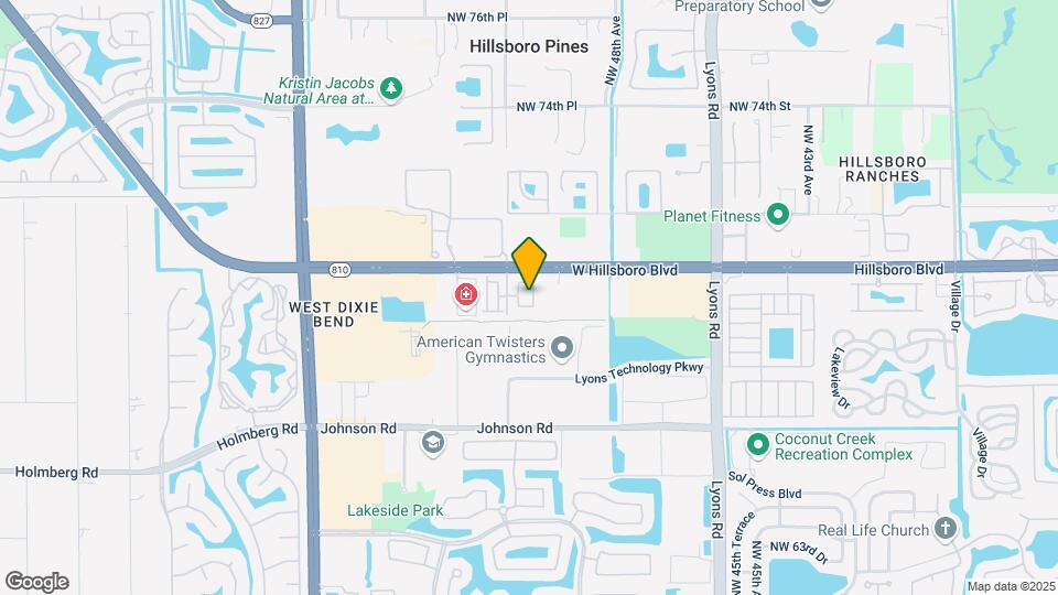 6950 Pines Cir Map and Location Details