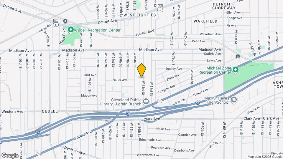 2114 W 83rd St Map and Location Details