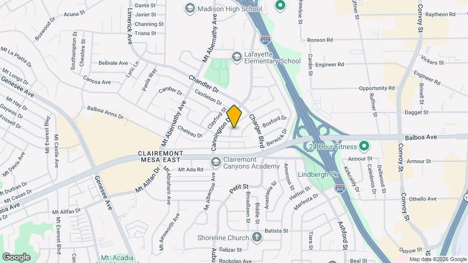 6531 Barnhurst Dr Map and Location Details