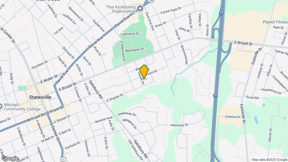 309 Vance St Map and Location Details