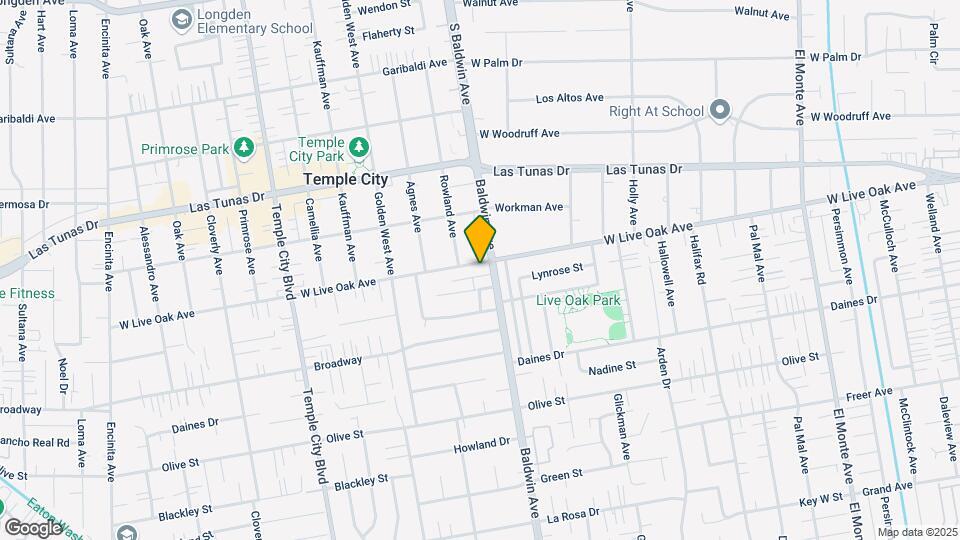9966 Live Oak Ave Mapa y Detalles de la Ubicación