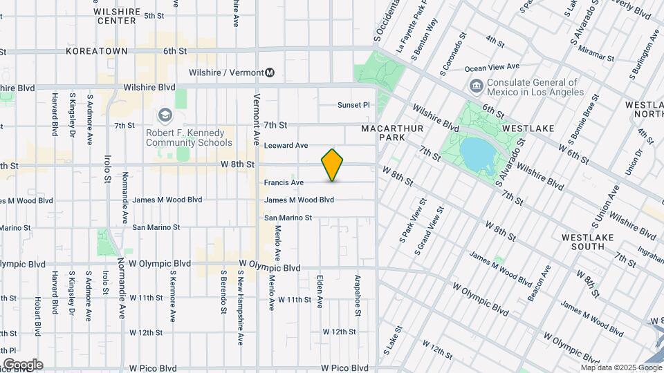 2806 Francis Ave Mapa y Detalles de la Ubicación