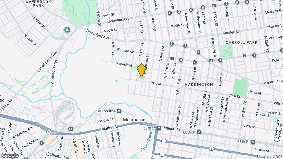 6433 Vine St Map and Location Details