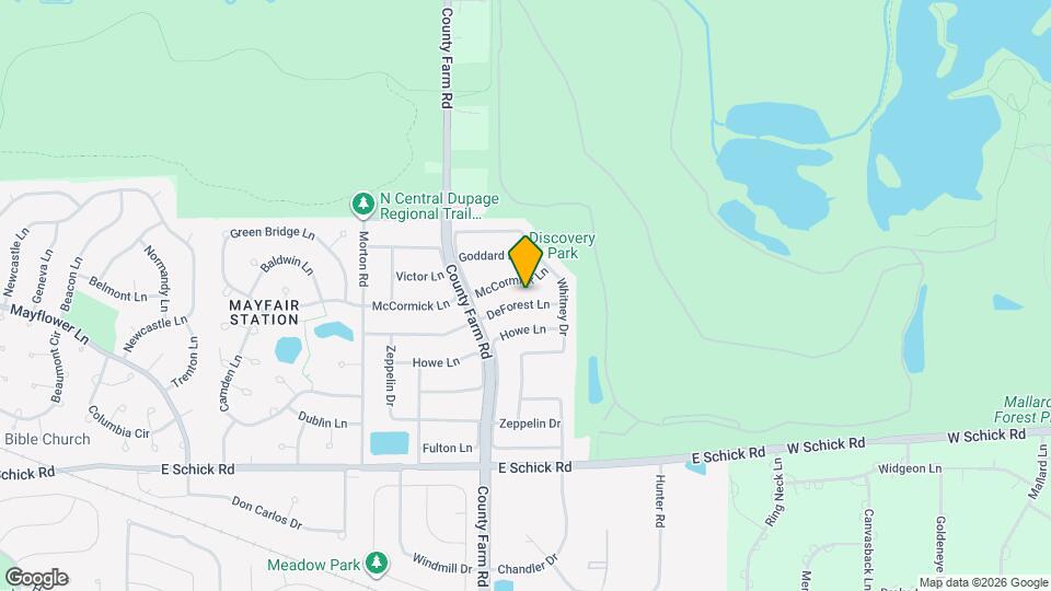 1744 DeForest Ln Map and Location Details