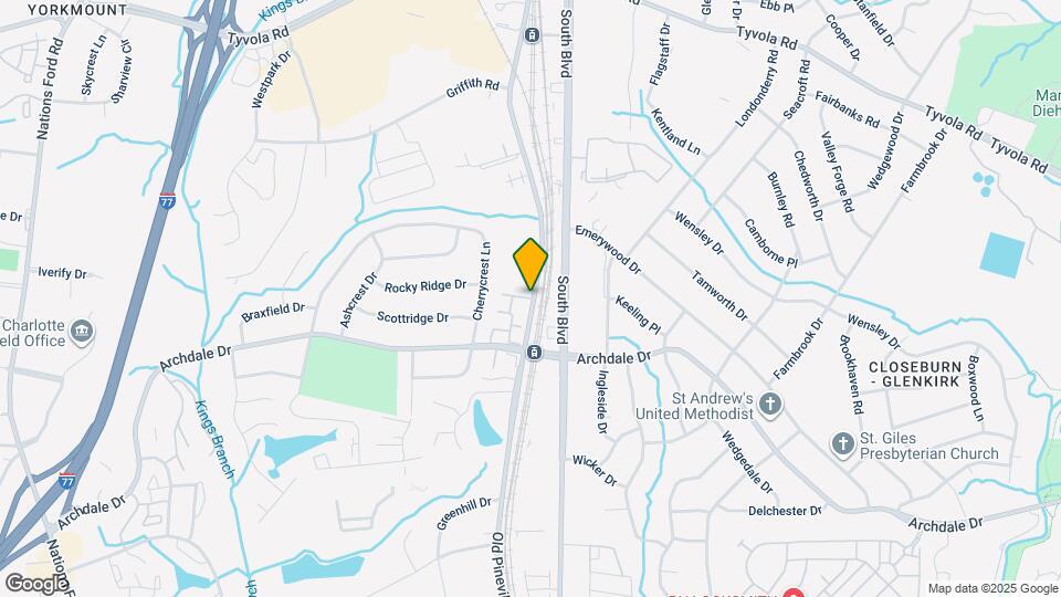 6306 Old Pineville Rd Map and Location Details