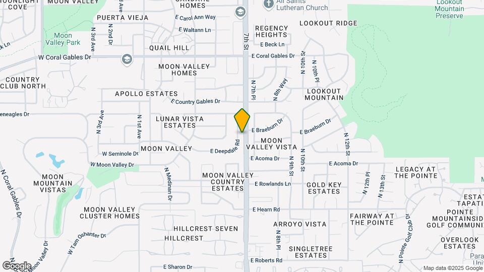 533 E Deepdale Rd Mapa y Detalles de la Ubicación