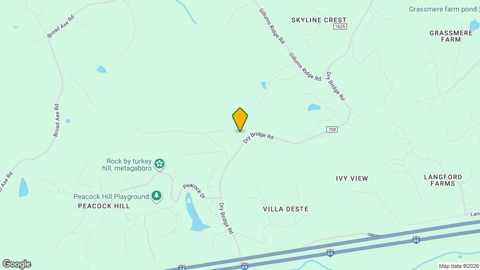 484 Dry Bridge Rd Map and Location Details