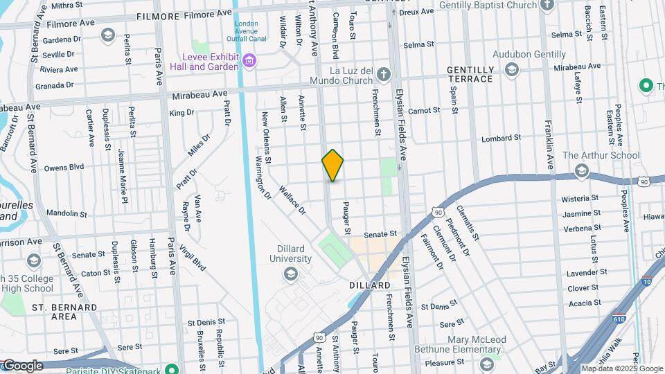 4321 St Anthony Ave Map and Location Details