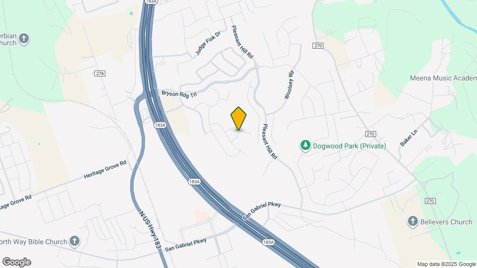 628 Lindheimer Ln Map and Location Details