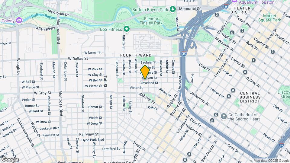 1214 Cleveland St Map and Location Details