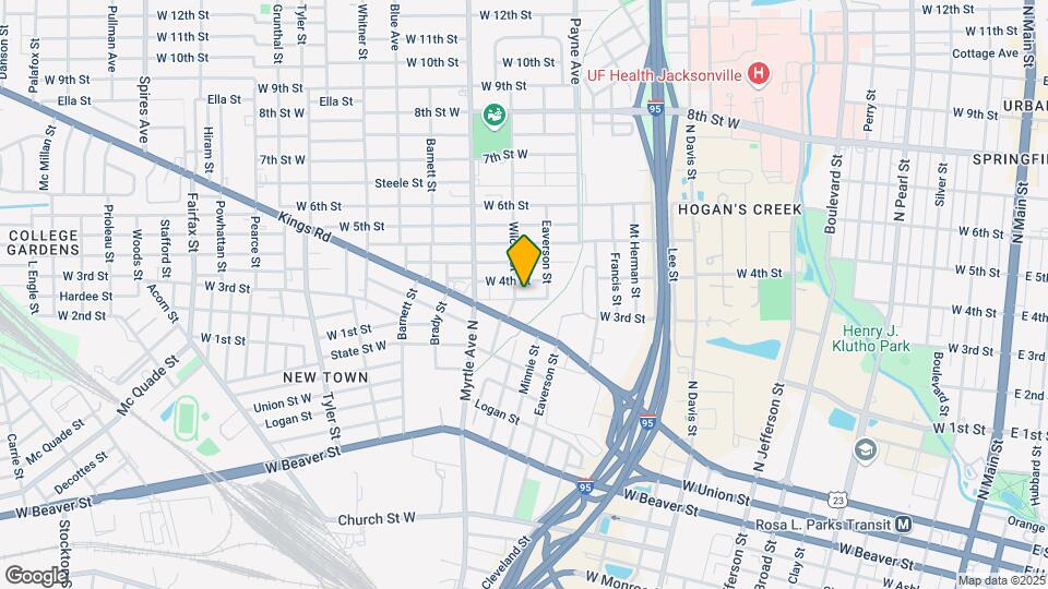 1175 W 3rd St Map and Location Details
