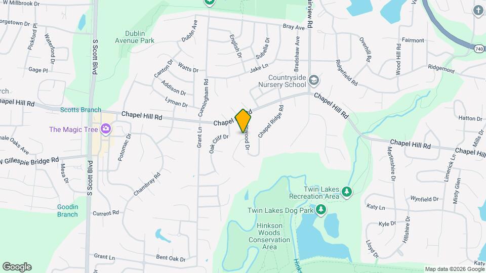 2001 Oakpoint Ct Map and Location Details
