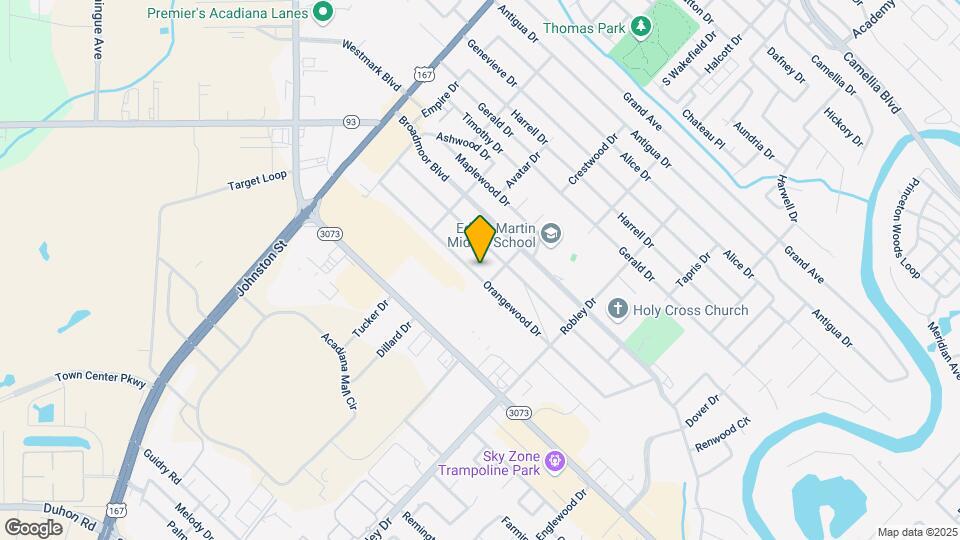 245 Orangewood Dr Map and Location Details