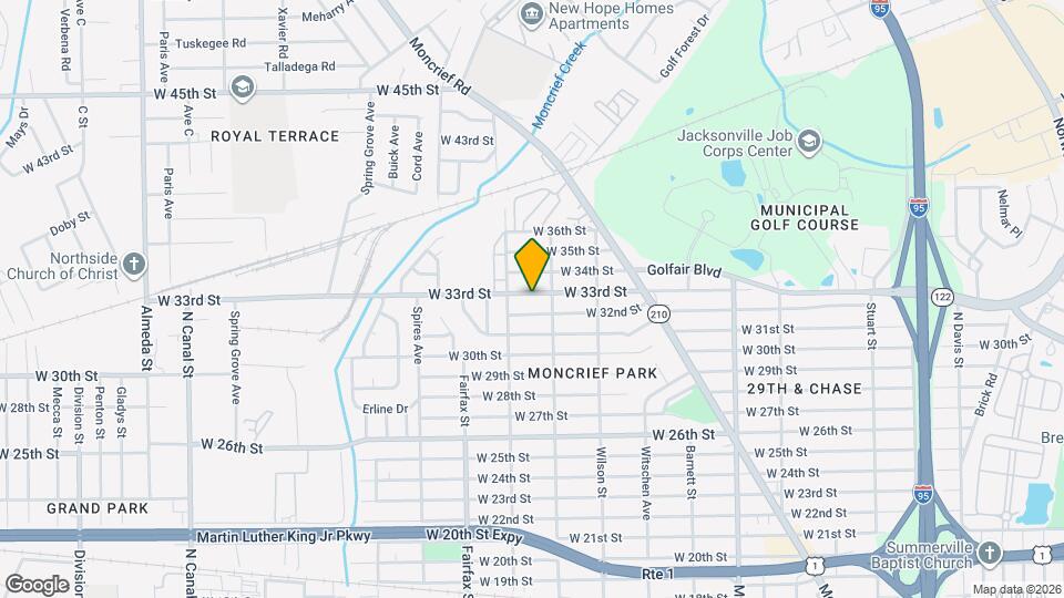 1628 W 33rd St Map and Location Details