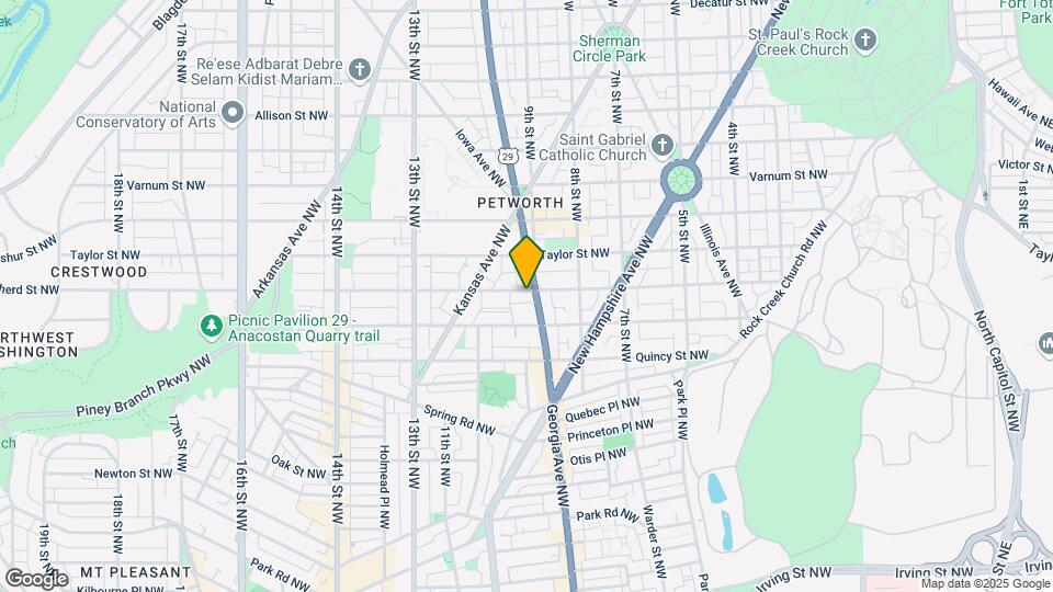 908 Shepherd St NW Map and Location Details
